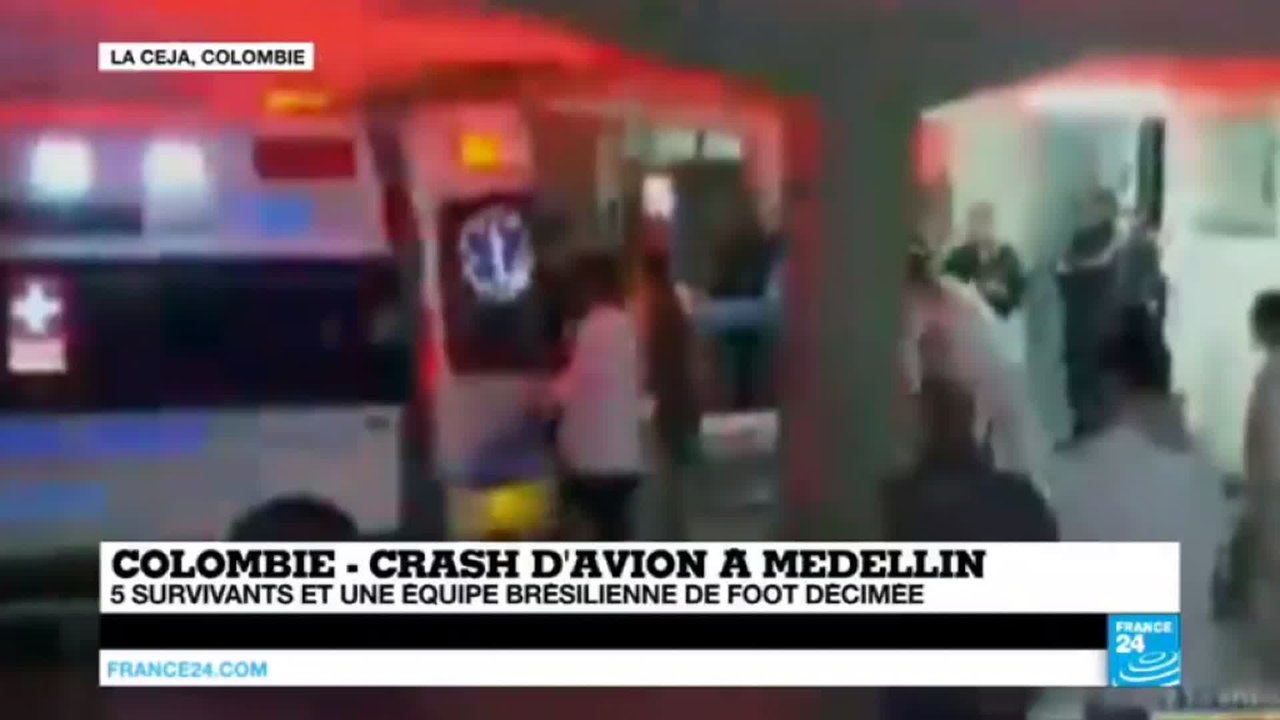 5 survivants et une équipe brésilienne de football décimée lors d'un crash d'avion à Medellin