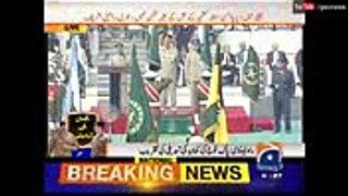 Raheel Sharif Transfers his Command to Qamar Javed Bajwa The New Army Chief - Geo News - ARY NEWS- Sama News- Dawn News