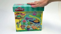 Play Doh Scoops n Treats DIY Ice Cream Cones, Popsicles, Sundaes, Waffles Play Dough desserts