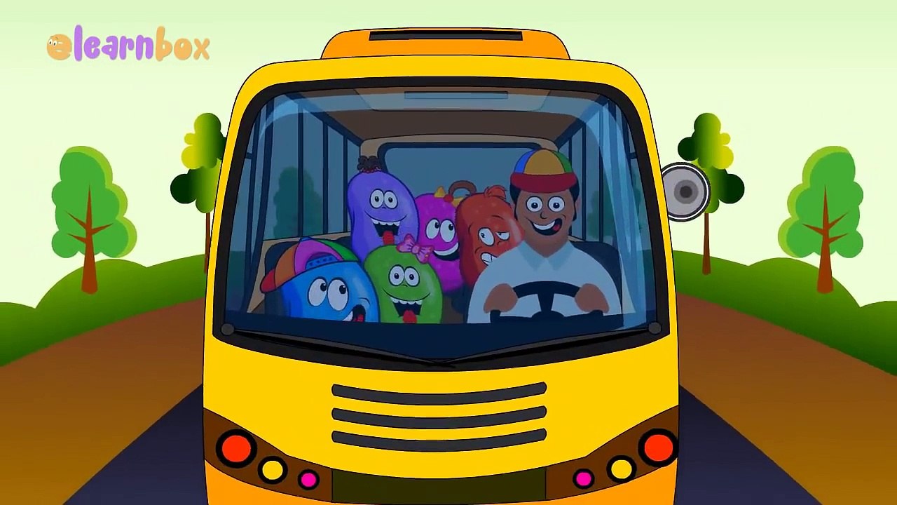 Wheels On The Bus Nursery Rhyme | Jelly Chocolate English Rhymes Kids Video Rhymes