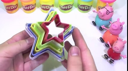 PLAY DOH CREAM - PEPPA PIG Español Make Rainbow Ice-Cream Star
