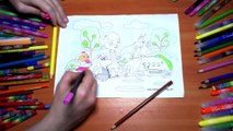 Doc McStuffins New Coloring Pages for Kids Colors Coloring colored markers felt pens pencils