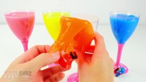 Learn Colors Jelly Slime Surprise Toys Finding Peppa Pig, Captain America, Spongebob, My Little Pony