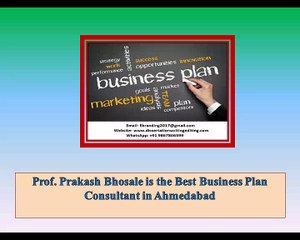 1.Prof. Prakash Bhosale is the Best Business Plan Consultant in Ahmedabad - Copy