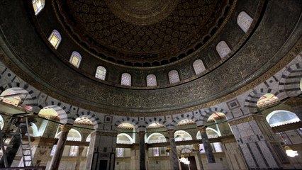 مشاهد ممتعة لقبة الصخرة بعد الترميم