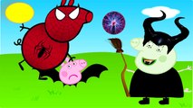PJ Masks and Peppa pig has become a bat wicked witch Finger Family Nursery Rhymes Lyrics Parody