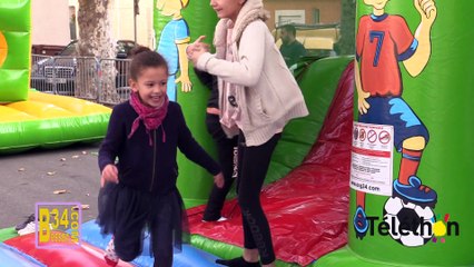 Bessan, Telethon 2016 structures gonflabes