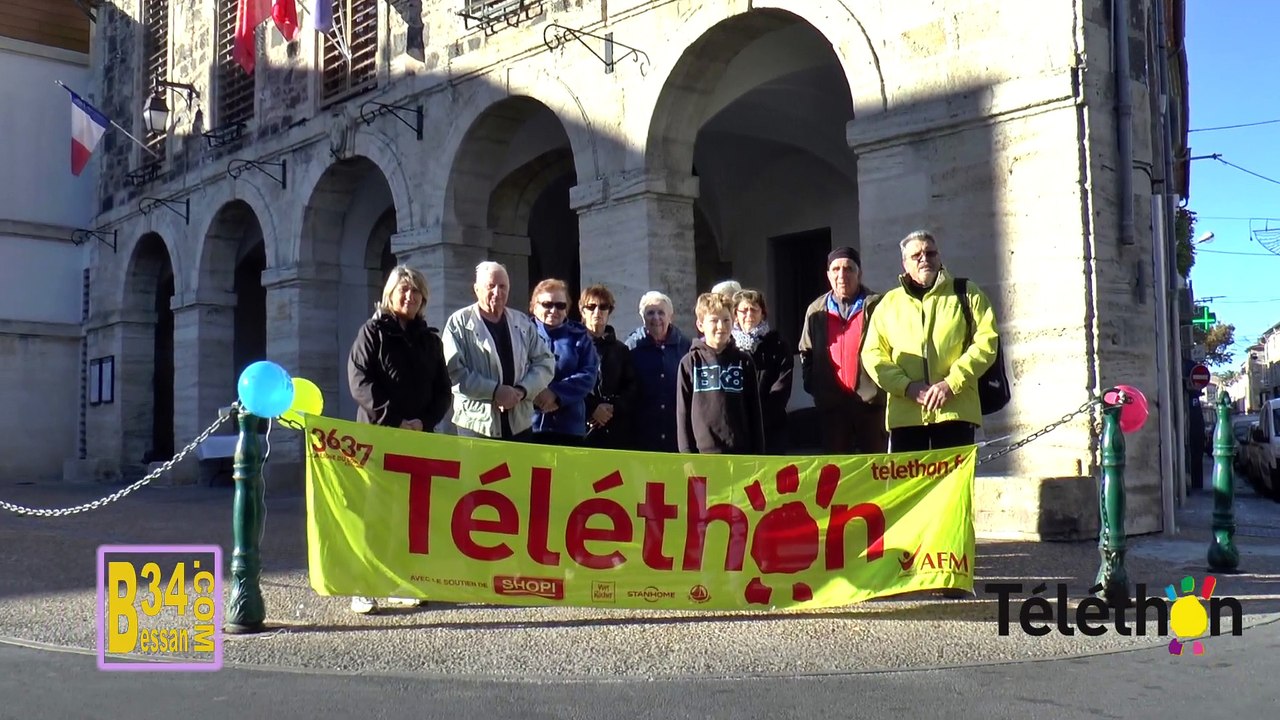 Bessan, Téléthon 2016 Marches
