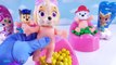 Learn Colors Skye Chase Marshall Paw Patrol Babies Candy Gumball Toilets Pretend Play Fun Video