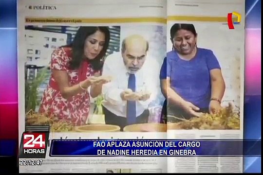Reacciones tras decisión de la FAO de aplazar nombramiento de Nadine Heredia