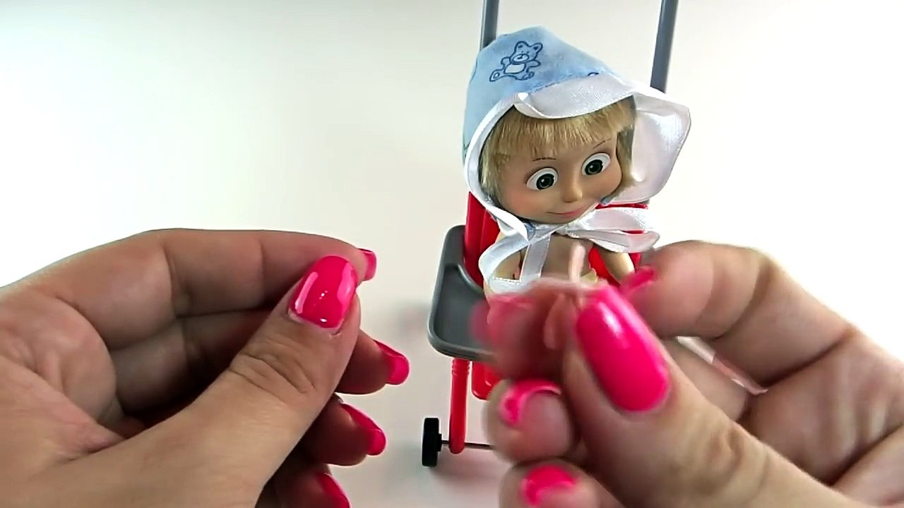 Masha And The Bear Маша и Медведь as Baby Masha Playing Toys - Eggs and Toys TV