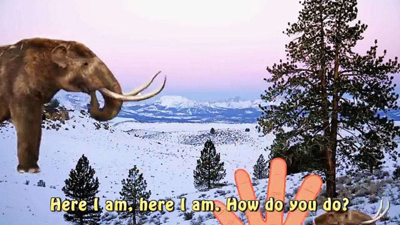 Finger Family Finger Family Mammoth Family Nursery Rhyme Animal Finger Family Ice Age Family for
