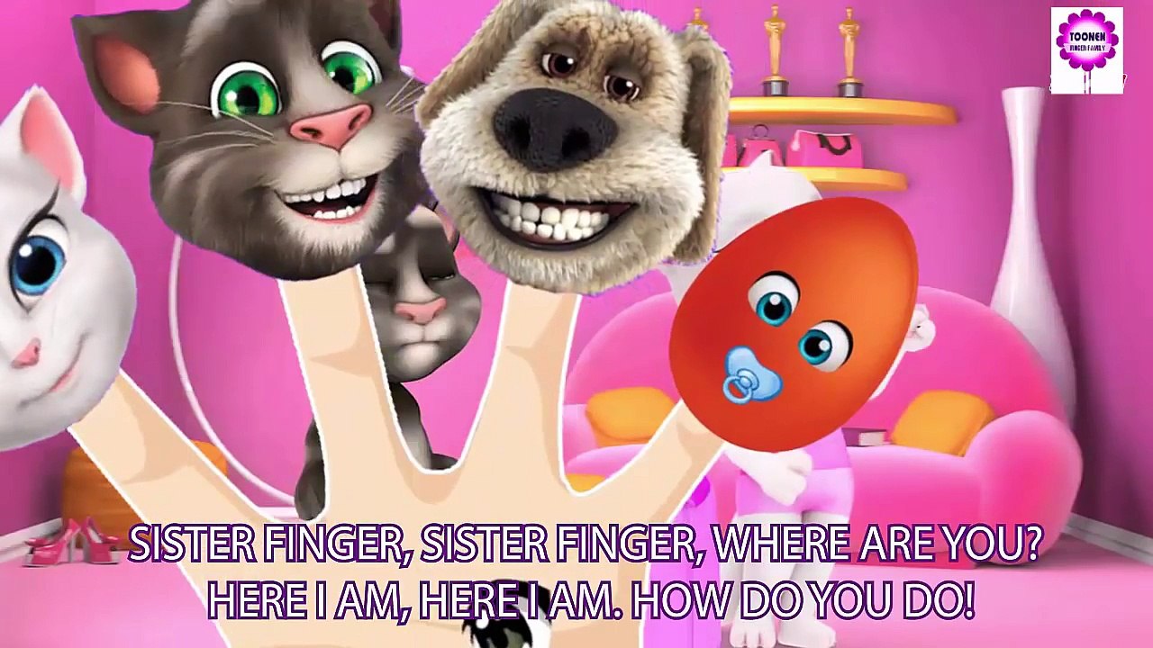 Talking Tom and friends Finger family Play Doh Parody Song #2