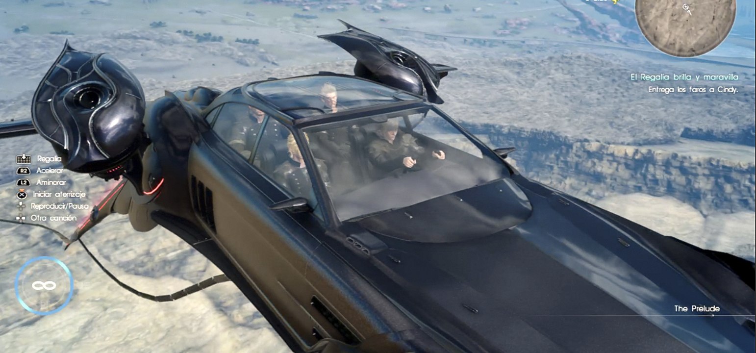 Gameplay Final Fantasy XV ¡El coche volador!