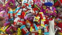 A lot of Candy and Surprise Eggs Kinder Surprise Eggs & My little Pony