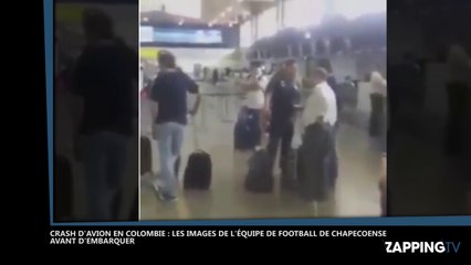 Crash en Colombie : Les dernières images de l’équipe de football avant de monter dans l’avion (Vidéo)