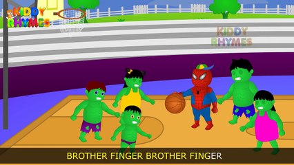 Finger Family Collection | Spiderman Finger Family (Spiderman Vs hulk) Finger Family (BasketBall)