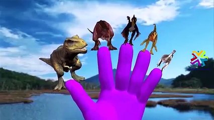 Finger Family Nursery Rhymes for Children Dinosaurs Cartoons | Finger Family Rhymes for Babies