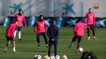 FC Barcelona training session: Final training session before the trip to Alicante