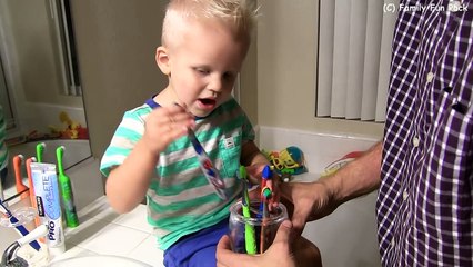 Michaels Happy Tooth Brushing Routine