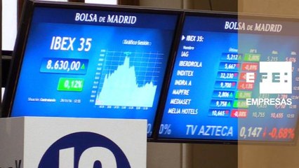 Video herunterladen: La Bolsa española modera las ganancias al mediodía y se sitúa en los 8.637 puntos