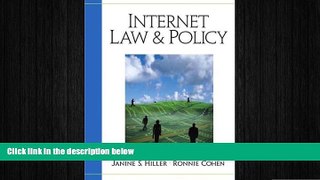 Audiobook Internet Law and Policy Janine Hiller BOOK ONLINE FOR IPAD