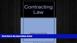 PDF [DOWNLOAD] Contracting Law Amy Hilsman Kastely Hardcove