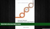 READ THE NEW BOOK Domain Names - Strategies and Legal Aspects Jeanette Soderlund Sause Hardcove