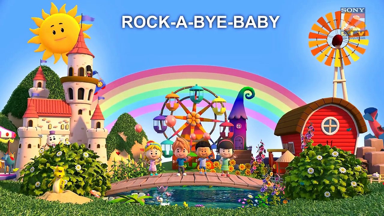 Rock A Bye Baby with Lyrics | LIV Kids Nursery Rhymes and Songs | HD