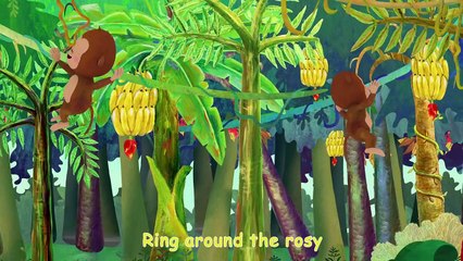 Five Little Monkeys Jumping on the Bed 2 | + More Nursery Rhymes & Kids Songs - ABCkidTV