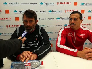 David Darricarrère lors du point presse avant la réception de Perpignan