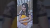 Actress Qismat Baig in live video about her new Drama