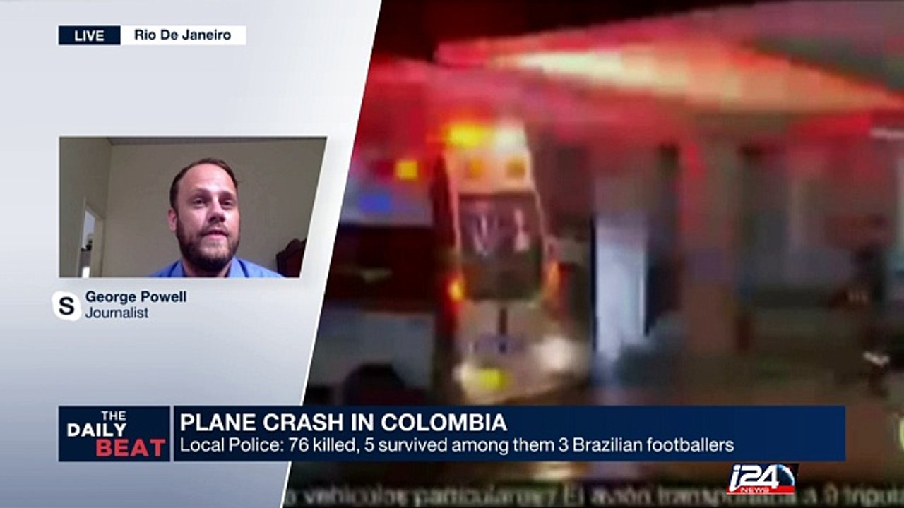 Plane crash in Colombia: 76 killed, 5 survived among them 3 Brazilian footballers