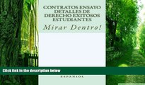 Best Price Contratos Ensayo Detalles de Derecho exitosos estudiantes: Mirar Dentro! (Spanish