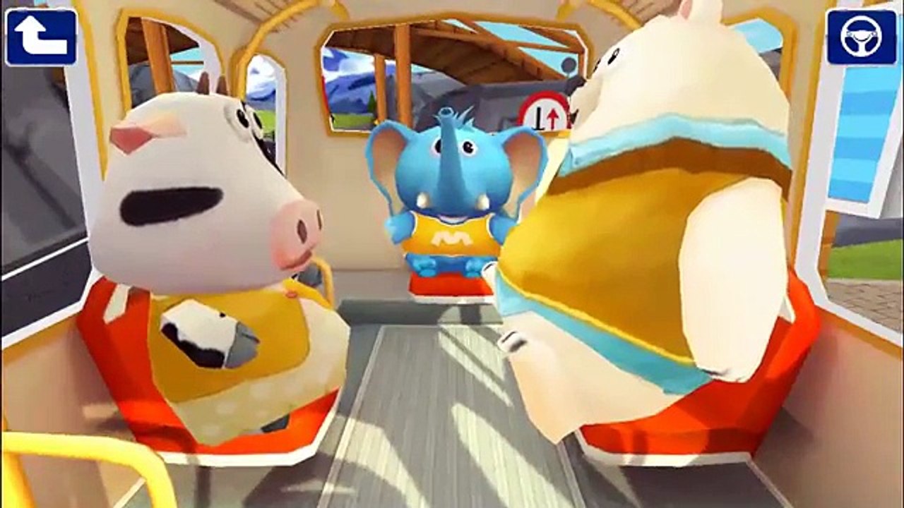 Learn Bus Driving & Traffic Signs Symbols with Dr. Panda Bus Driver Kids Games