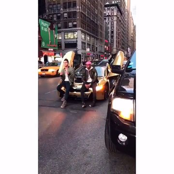 Quand tu bloques le traffic New Yorkais...