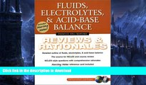 FAVORIT BOOK Fluids, Electrolytes,   Acid-Base Balance: Reviews   Rationales (Prentice Hall