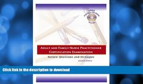 FAVORIT BOOK Adult and Family Nurse Practitioner Certification Examination: Review Questions and