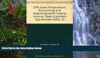Buy William Grubbs CPA Exam Preparation 2002: Accounting and Reporting with Federal Income Taxes