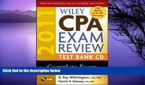 Pre Order Wiley CPA Exam Review 2011 Test Bank CD , Complete Exam Patrick R. Delaney On CD