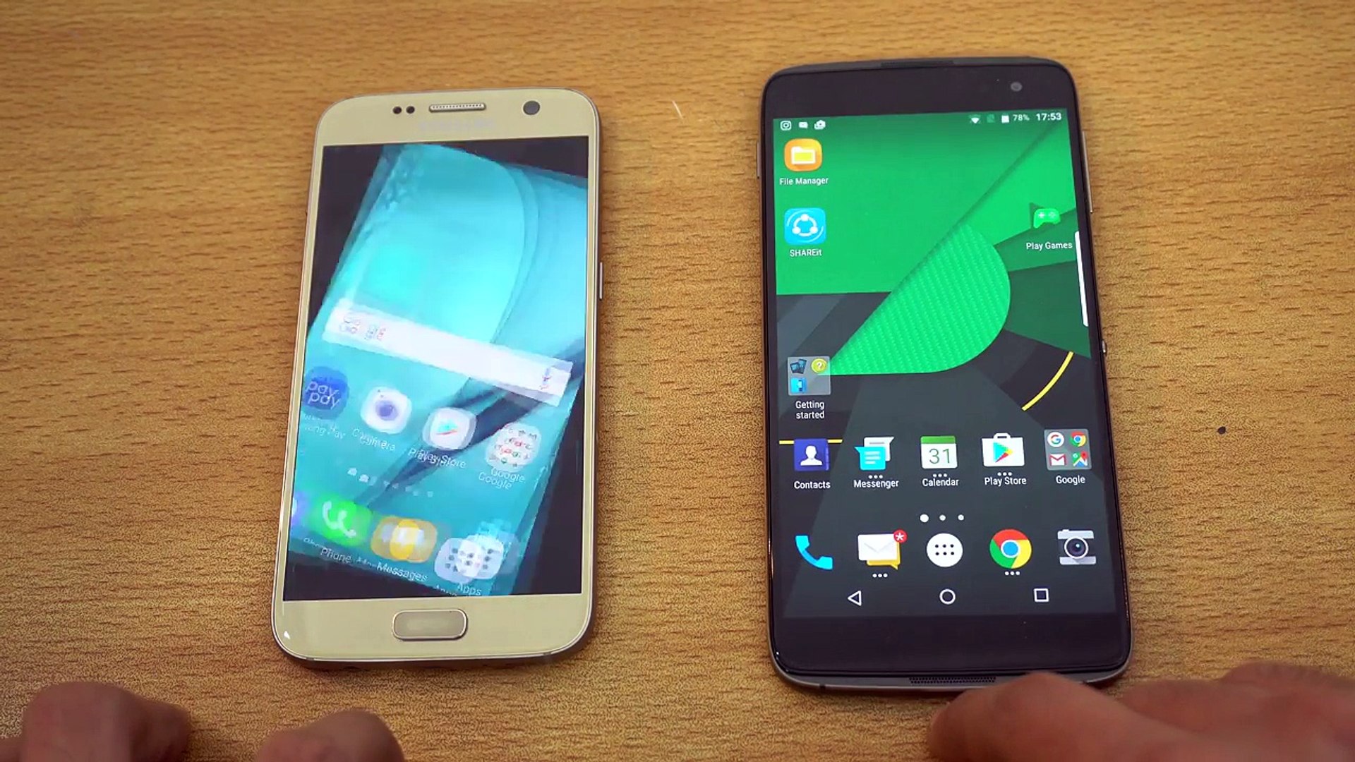 ⁣BlackBerry DTEK60 vs Samsung Galaxy S7 - Speed Test! (4K)