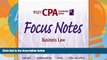 Pre Order Wiley CPA Examination Review Focus Notes, Business Law (CPA Examination Review Smart