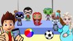Robin Teen Titans Go Beast Boy | Ryder Paw Patrol Five Little Monkeys Jumping On The Bed #Animation