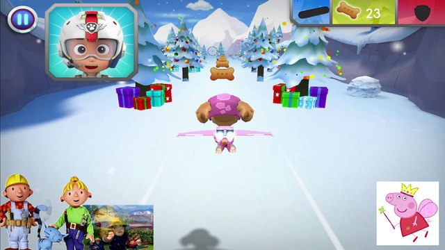 PAW PATROL GAME SKYE shows fireman sam bob builder and peppa pig how rescue penguins
