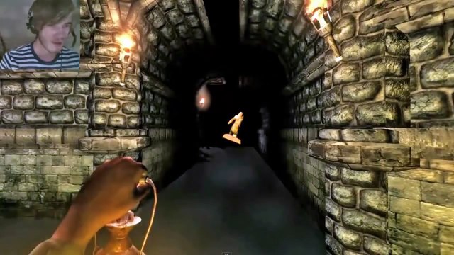 AMNESIA SCARY REACTIONS (and funny) moments with Subtitles! w PewDiePie EP3