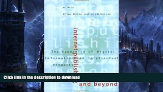 FAVORIT BOOK Internet Publishing and Beyond: The Economics of Digital Information and Intellectual