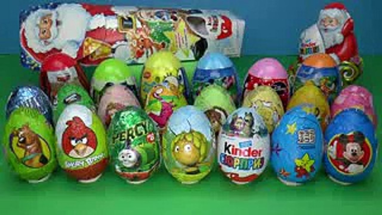 26 Surprise eggs Kinder Surprise Disney Pixar Cars 2 Mickey Mouse