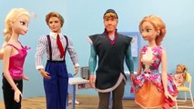 Frozen Elsa and Anna Kids Barbie School DisneyCarToys Spiderman Teacher Barbie amp Disney