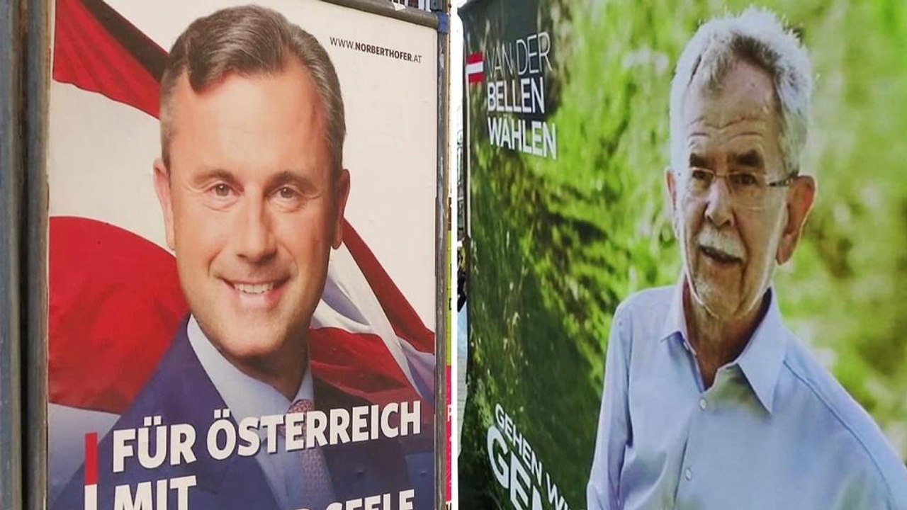Präsidentschaftswahl in Österreich: Trump steht mit an der Wahlurne