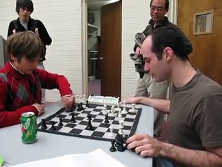 IM Greg Shahade vs 10 year old chess master